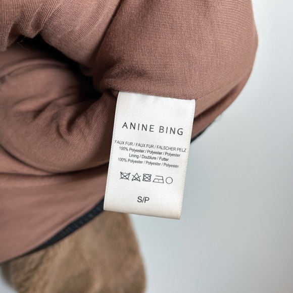 Anine Bing Royce Half Zip Teddy Pullover - Picture 7 of 9